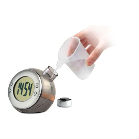 Horloge à énergie liquide argent mate | sans marquage | non disponible | non disponible | non disponible