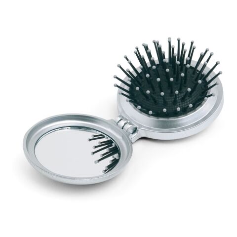 Brosse/miroir pliable argent | sans marquage | non disponible | non disponible