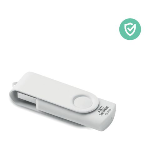 Clé USB 16GB Antibactérienne blanc | sans marquage | non disponible | non disponible | non disponible