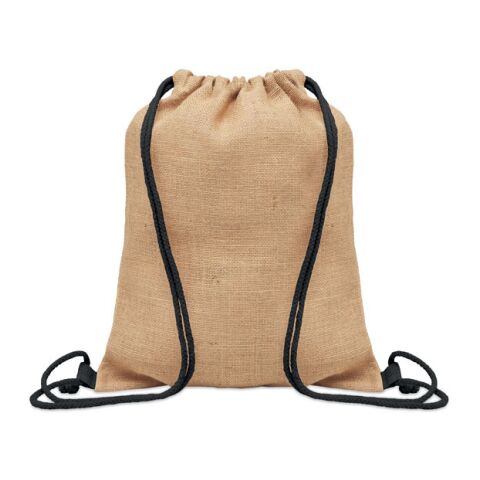 Sac à cordon en jute