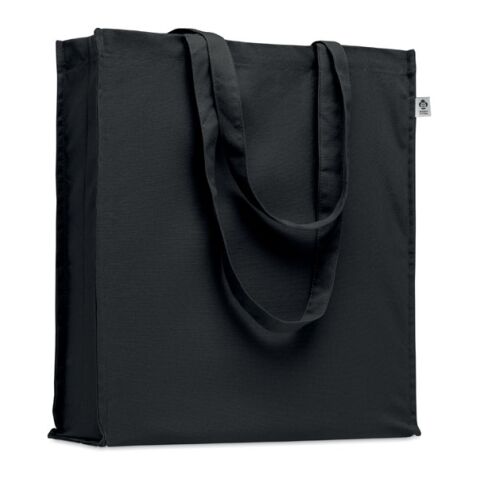 Sac shopping en coton bio noir | sans marquage | non disponible | non disponible | non disponible