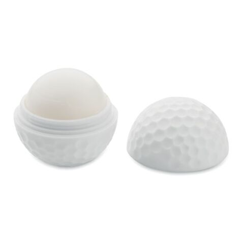 Baume à lèvres balle de golf blanc | sans marquage | non disponible | non disponible