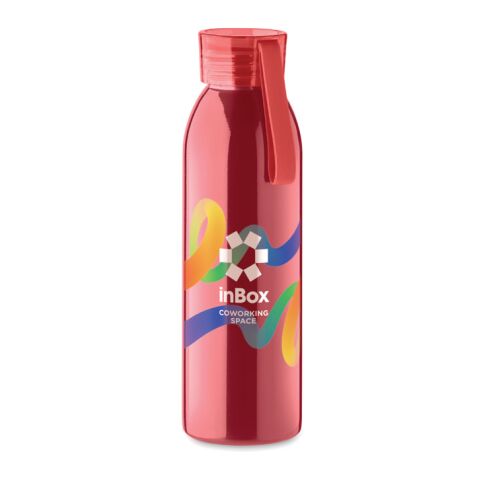 Bouteille en acier inox 650ml rouge | sans marquage | non disponible | non disponible | non disponible