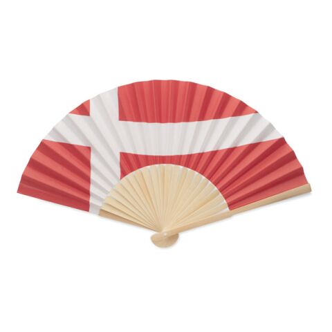 Eventail à motif de drapeau