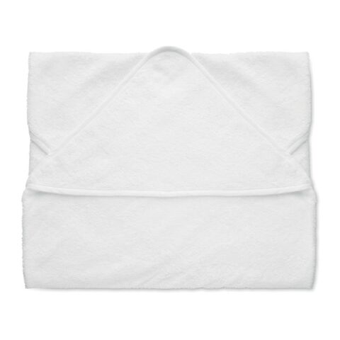 Cape de bain en coton blanc | sans marquage | non disponible | non disponible | non disponible