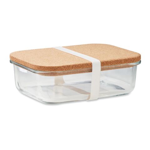 Lunchbox en verre &amp; liège transparent | sans marquage | non disponible | non disponible | non disponible