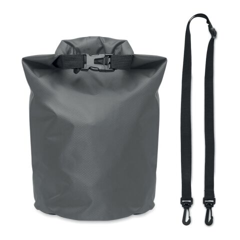Sac étanche 210T RPET 5L gris foncé | sans marquage | non disponible | non disponible | non disponible