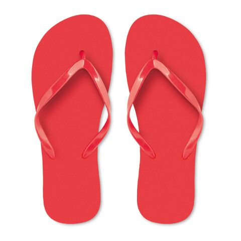 Tongs PE L rouge | sans marquage