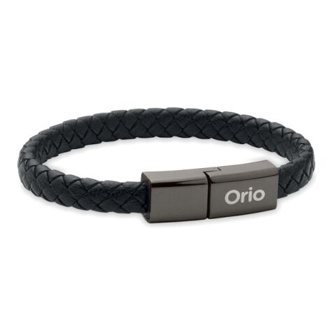 Câble bracelet tressé type C noir | sans marquage | non disponible | non disponible