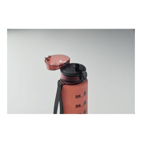 Bouteille de sport RPET 1L bordeaux | sans marquage | non disponible | non disponible | non disponible