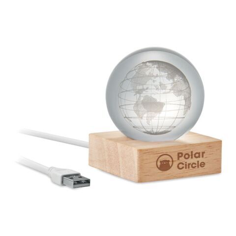 Globe en verre LED bois | sans marquage | non disponible | non disponible