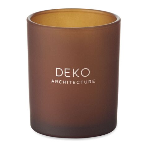 Bougie en cire végétale 80 gr marron | sans marquage | non disponible | non disponible
