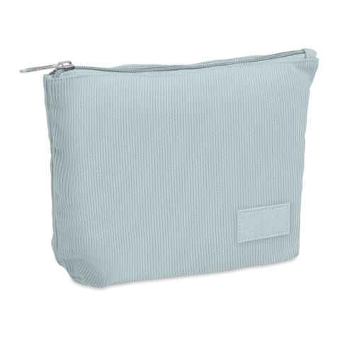 Trousse en velours côtelé bleu ciel | sans marquage | non disponible | non disponible | non disponible