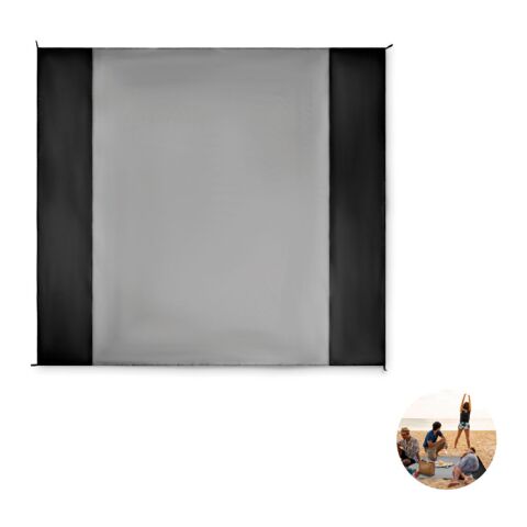 Grand tapis de plage léger noir | sans marquage | non disponible | non disponible | non disponible