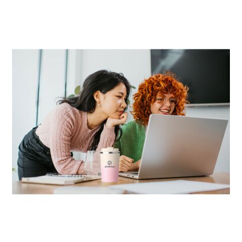 Gobelet double paroi 350 ml rose | sans marquage | non disponible | non disponible | non disponible