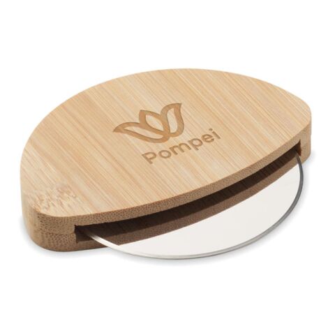 Roulette à pizza en bambou