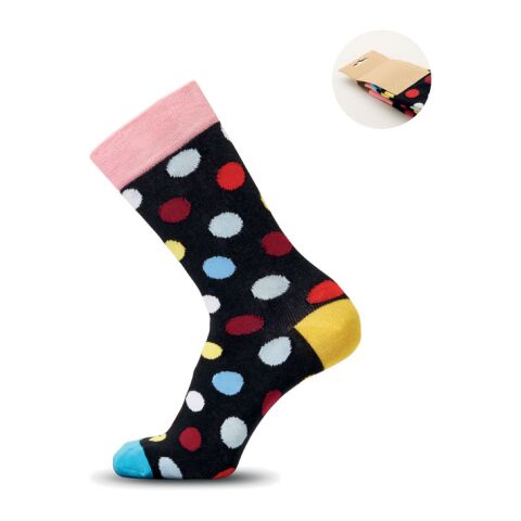 Chaussettes motifs amusants M noir