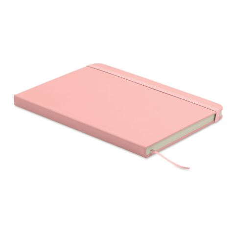 Carnet A5 en PU recyclé rose