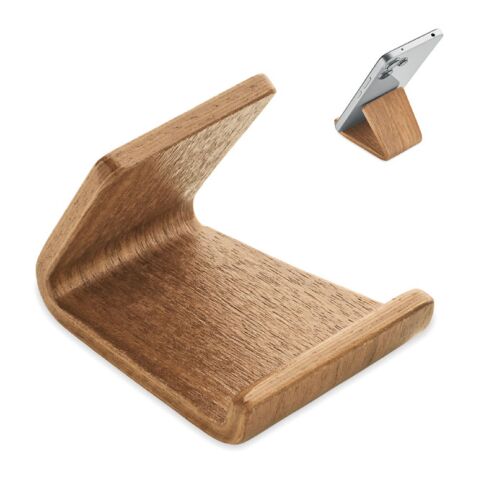 Support de téléphone en bois de no