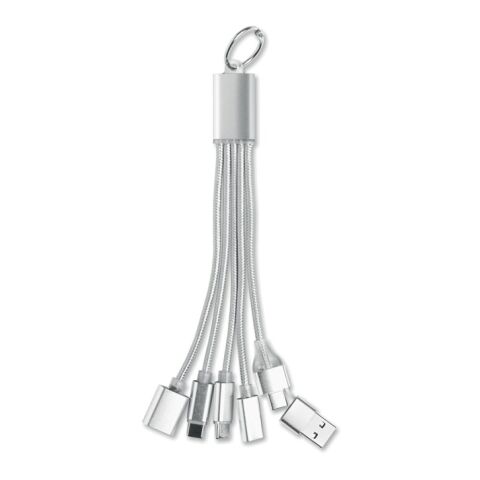 Porte-clés 3-en-1 argent