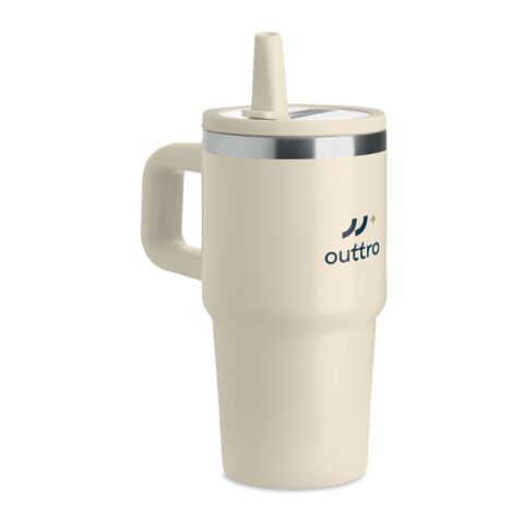 Gobelet double paroi 500ml beige