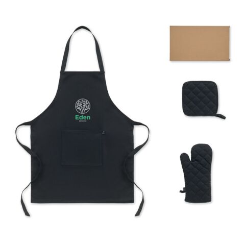 Set de cuisine en coton recyclé