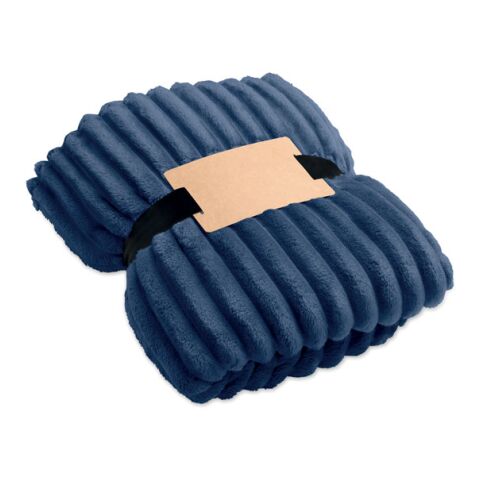 Couverture en polaire RPET bleu