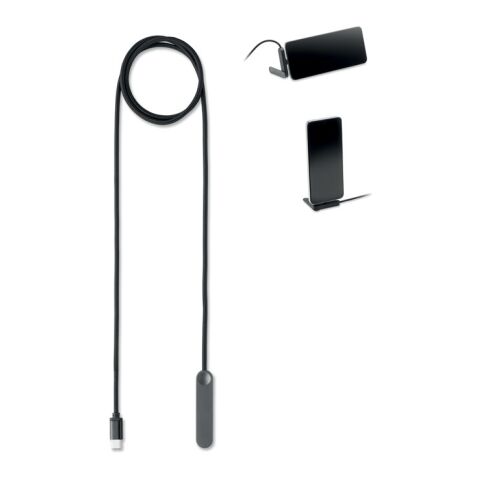 Support et câble USB-C 60W noir