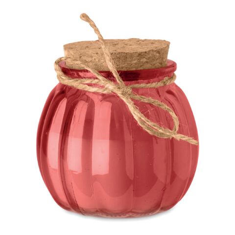 Bougie vanille cire végétale rouge