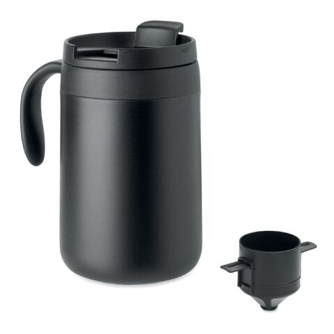 Mug double paroi filtre à café
