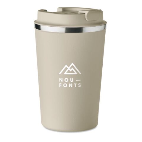 Gobelet à double paroi 350 ml beige | sans marquage | non disponible | non disponible | non disponible