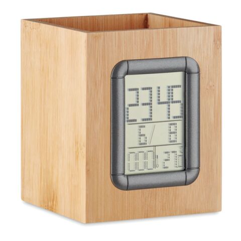 Porte-stylo en bambou bois | sans marquage | non disponible | non disponible