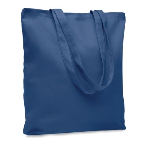 Sac shopping en toile 270 gr/m² bleu | sans marquage | non disponible | non disponible | non disponible