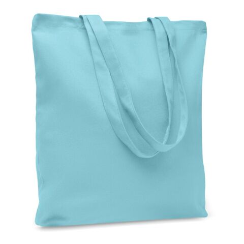 Sac shopping en toile 270 gr/m² bleu ciel | sans marquage | non disponible | non disponible | non disponible
