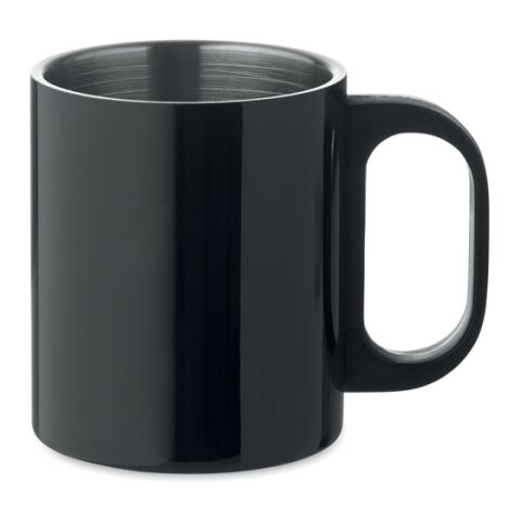 Mug double paroi 300 ml noir | sans marquage | non disponible | non disponible | non disponible