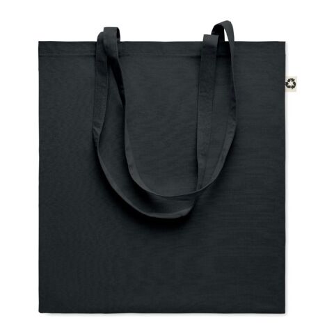 Sac  shopping  en coton recyclé noir | sans marquage | non disponible | non disponible | non disponible