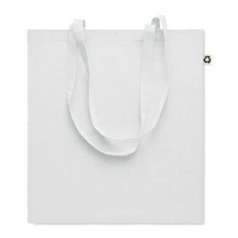 Sac shopping en coton recyclé blanc | sans marquage | non disponible | non disponible | non disponible