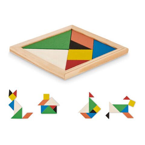 Tangram puzzle in wood bois | sans marquage | non disponible | non disponible