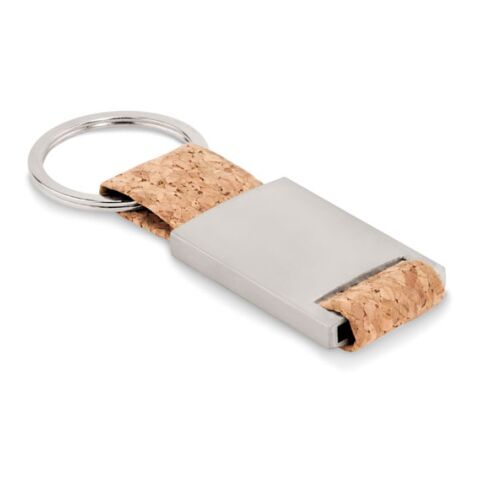 Key ring with cork webbing beige | sans marquage | non disponible | non disponible | non disponible