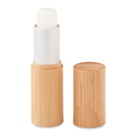 Lip balm in bamboo tube box