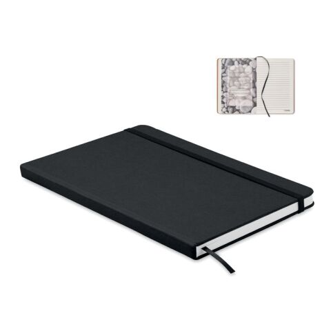 A5 notebook recycled carton noir | sans marquage | non disponible | non disponible