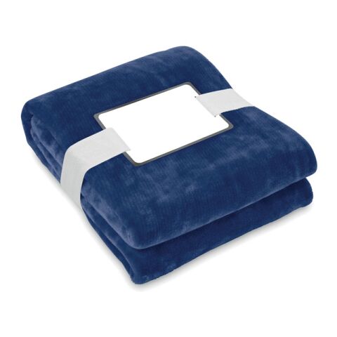 RPET fleece blanket 280 gr/m² bleu | sans marquage | non disponible | non disponible | non disponible