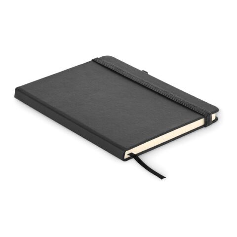 Recycled PU A5 lined notebook noir | sans marquage | non disponible | non disponible | non disponible
