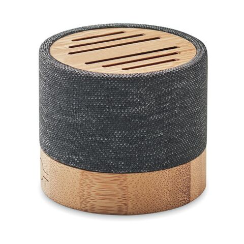 Bamboo RPET wireless speaker noir | sans marquage | non disponible | non disponible