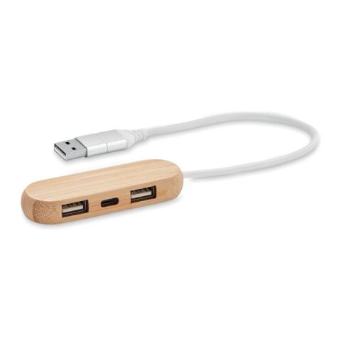 3 port USB hub with dual input bois | sans marquage | non disponible | non disponible | non disponible