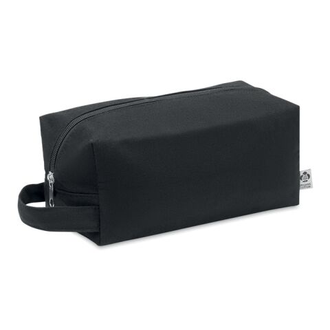 Canvas cosmetic bag 220 gr/m² noir | sans marquage | non disponible | non disponible | non disponible