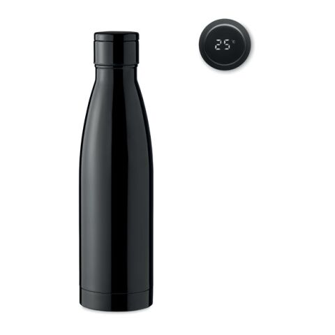 Thermometer bottle 500ml noir | sans marquage | non disponible | non disponible | non disponible
