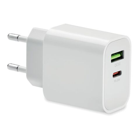 18W 2 port USB chargeur EU plug blanc | sans marquage | non disponible | non disponible | non disponible