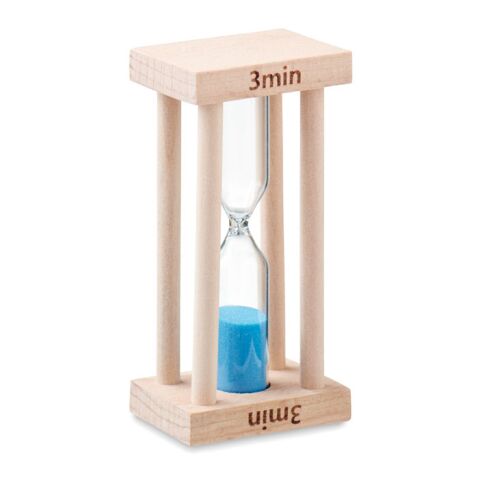 Wooden sand timer 3 minutes bois | sans marquage | non disponible | non disponible