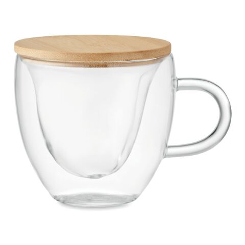 Tasse borosilicaté double paroi comme goodie